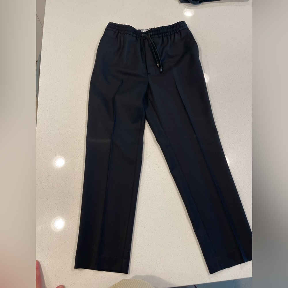 Ami Alexandre Mattiussi wool twill trousers